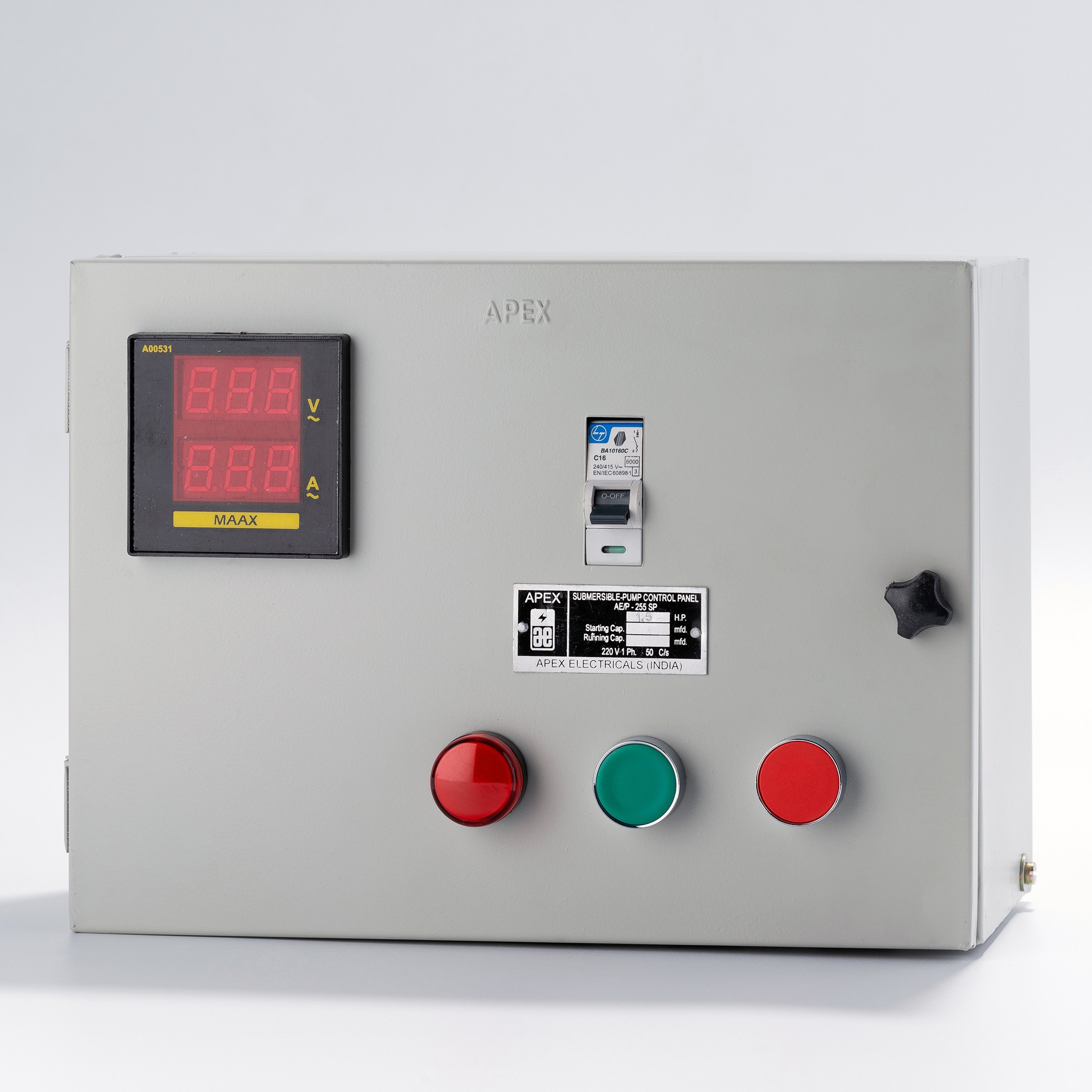 Apex Single Phase Submersible Pump Control Panel